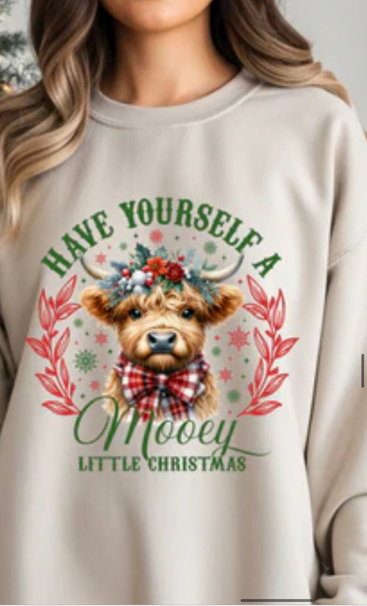 MOOEY CHRISTMAS GLITTER TRANSFER