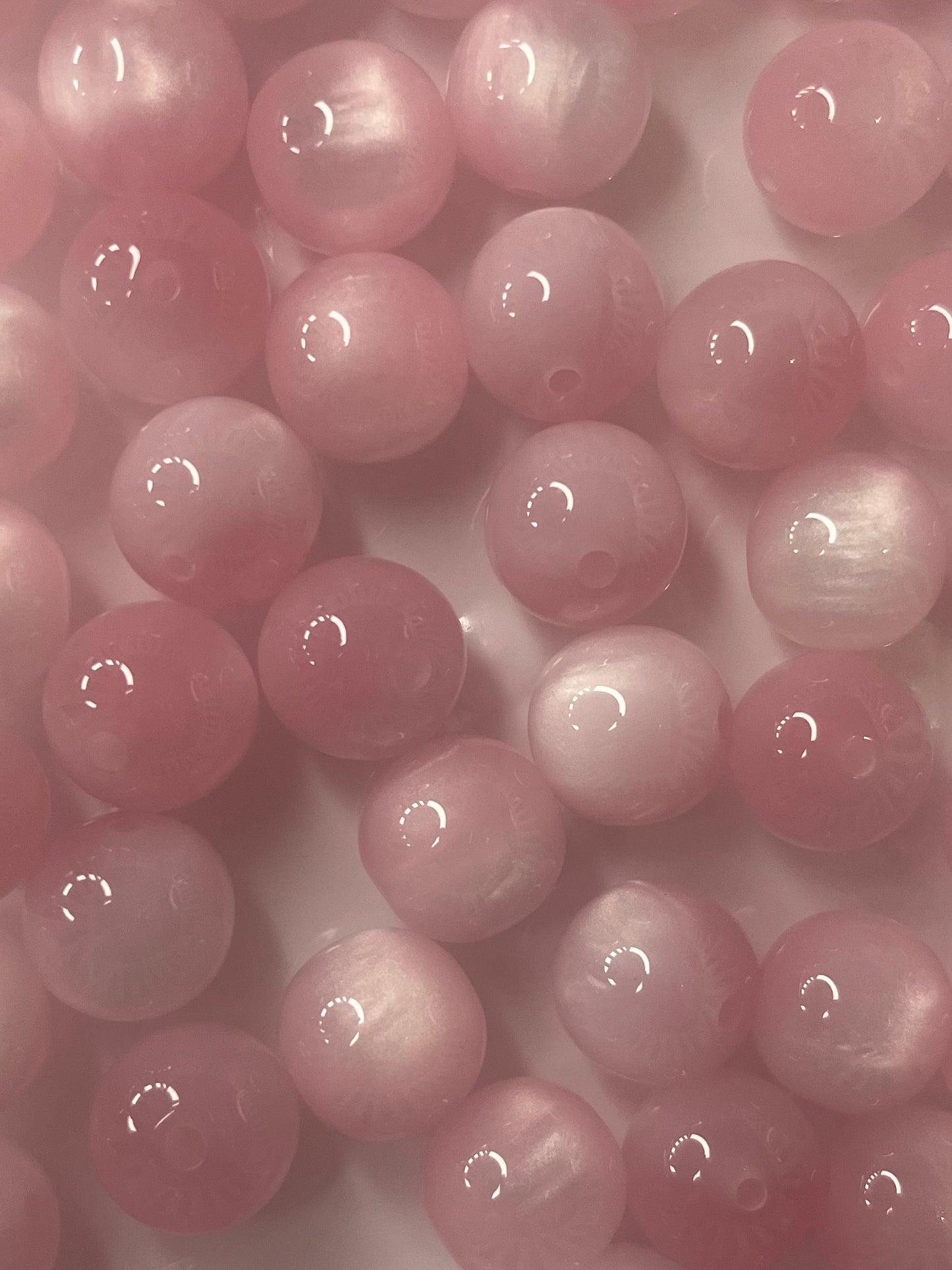 10 pk 16mm shimmer beads