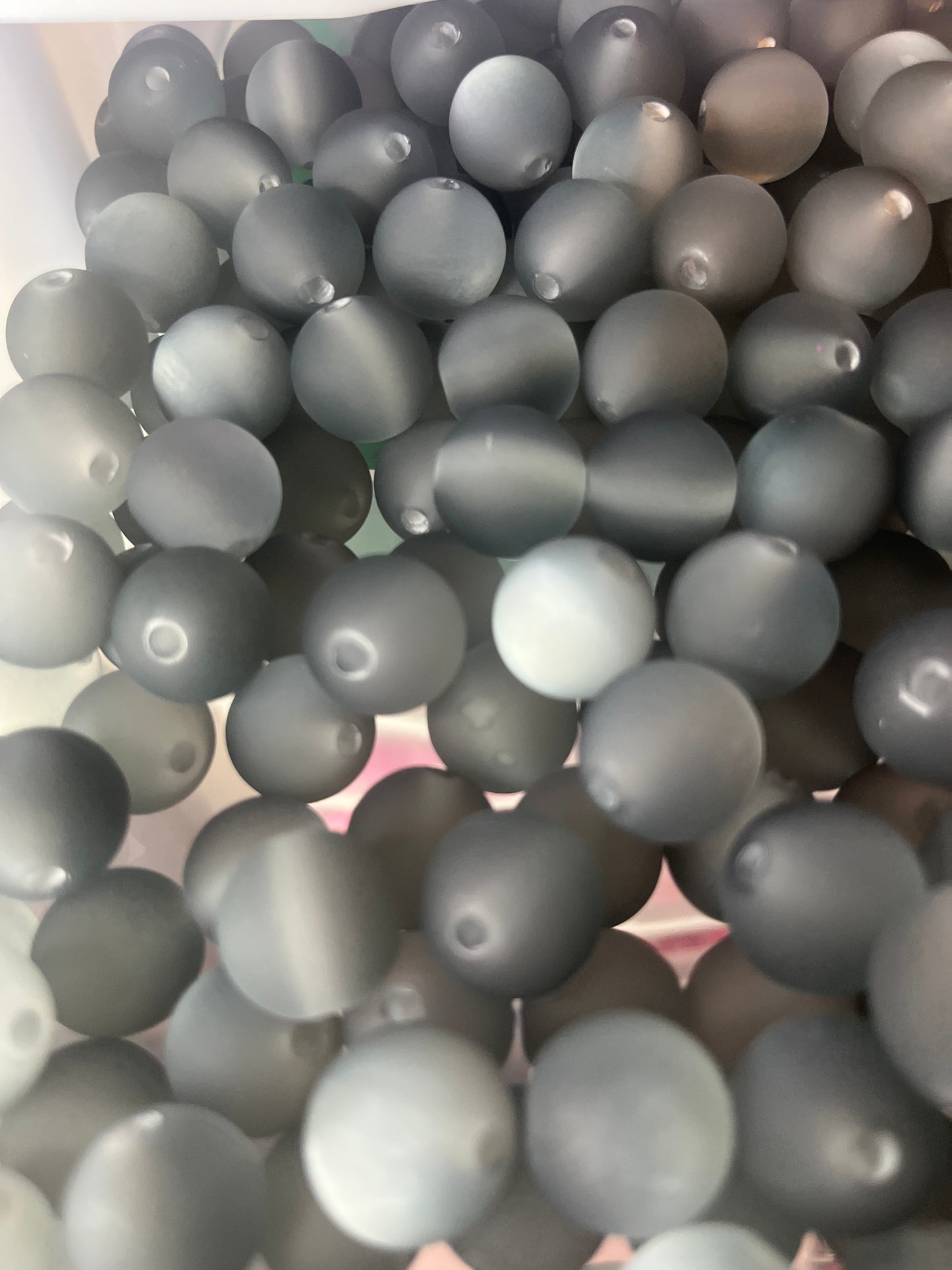 16mm cat eye beads by color 10 pk