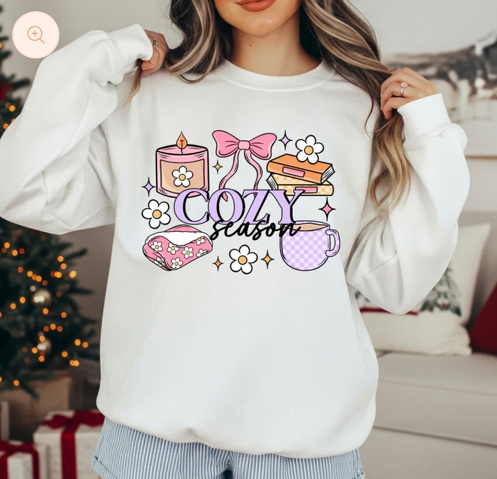 COZY SEASON GIRLY GLITTER TRANSFER