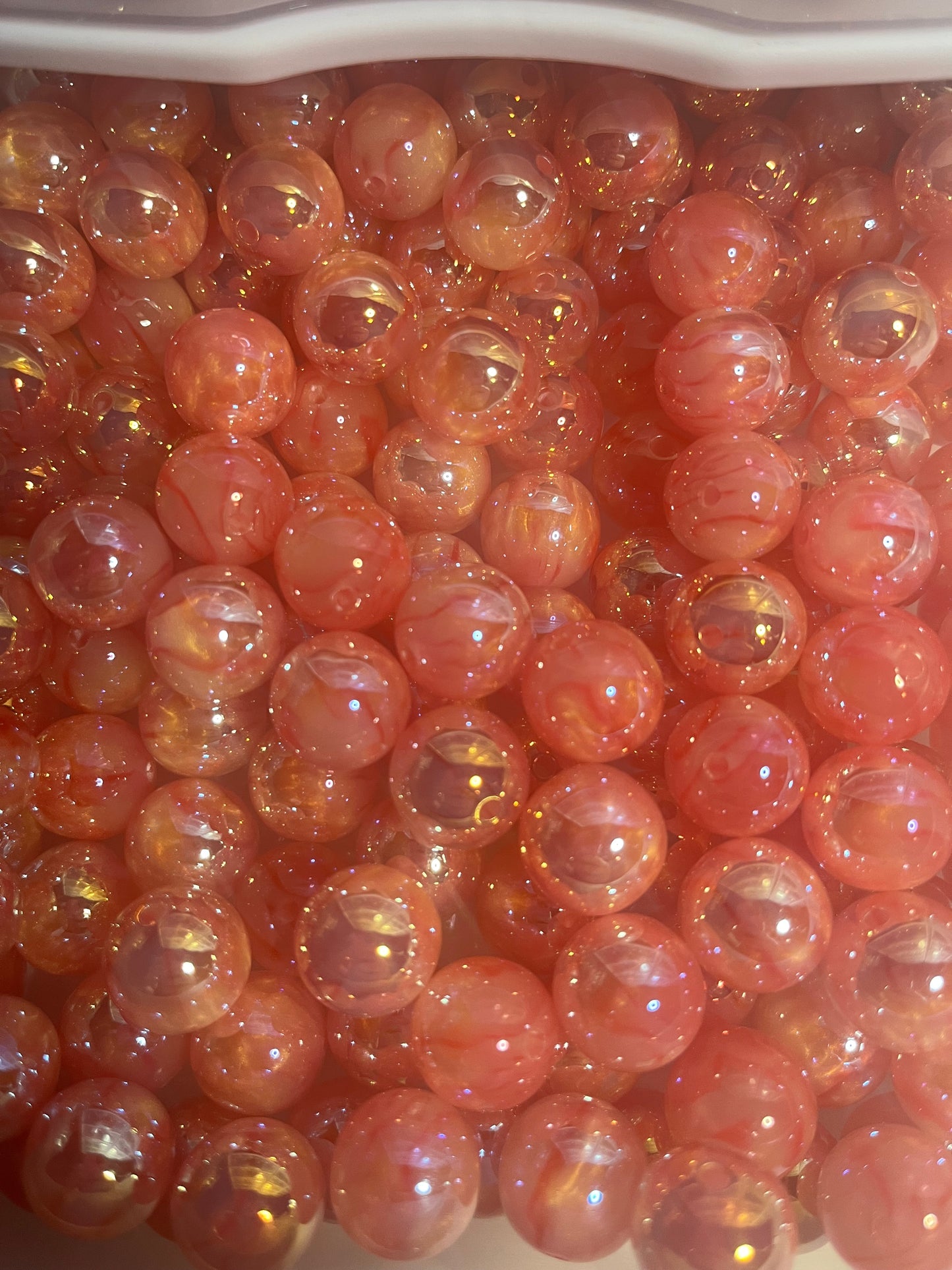 16mm acrylic beads
