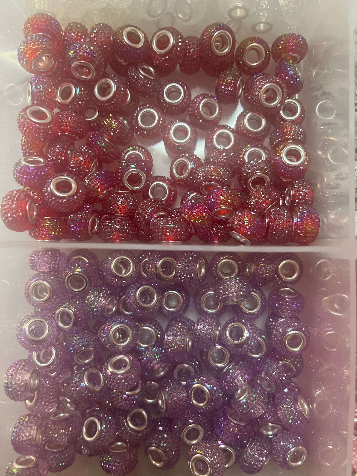Big hole clear spacers