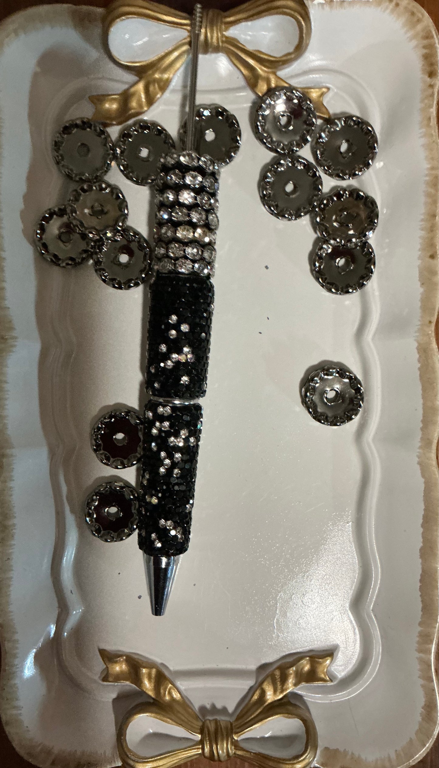 15mm rhinestone spacers