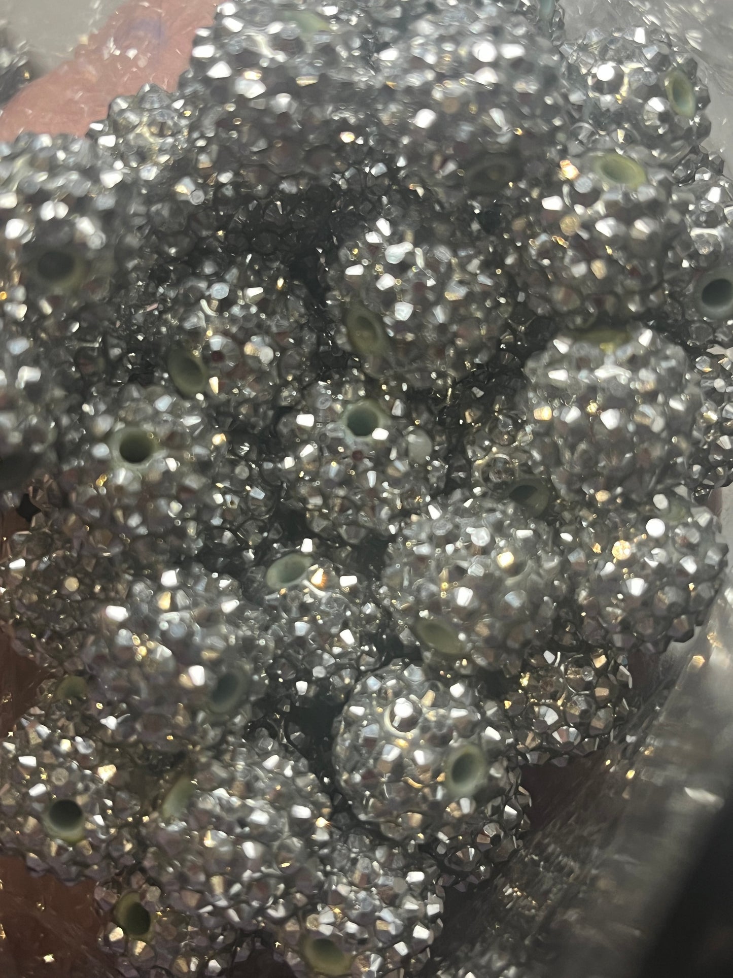 16mm rhinestone 10pk
