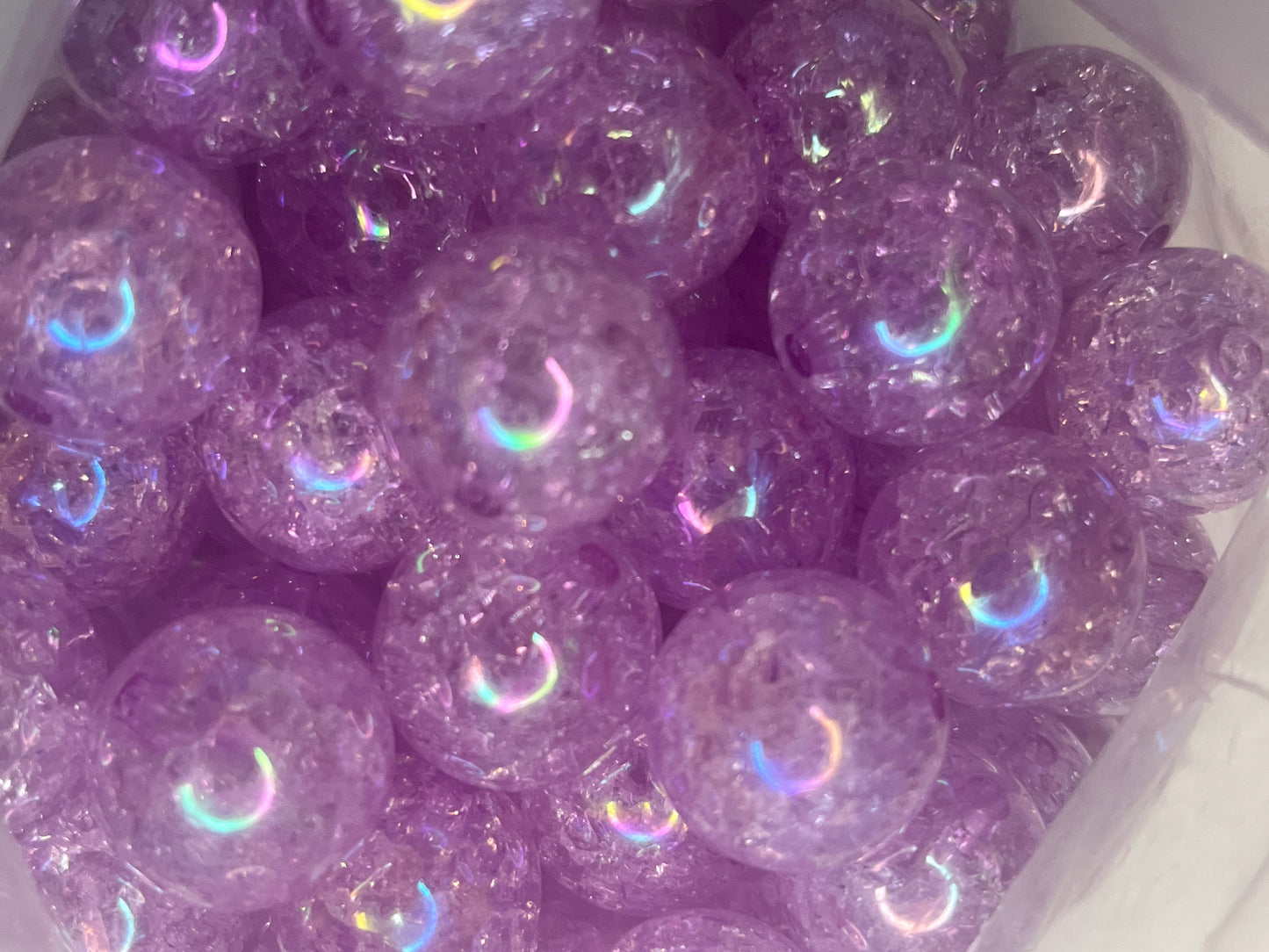 20mm crackle beads by color