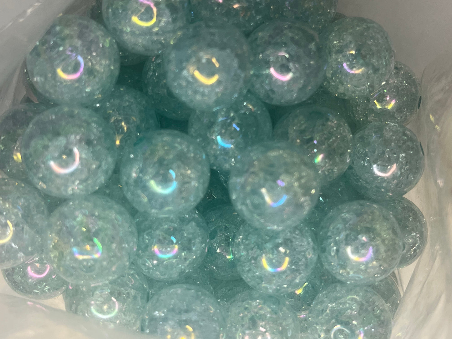 20mm crackle beads by color