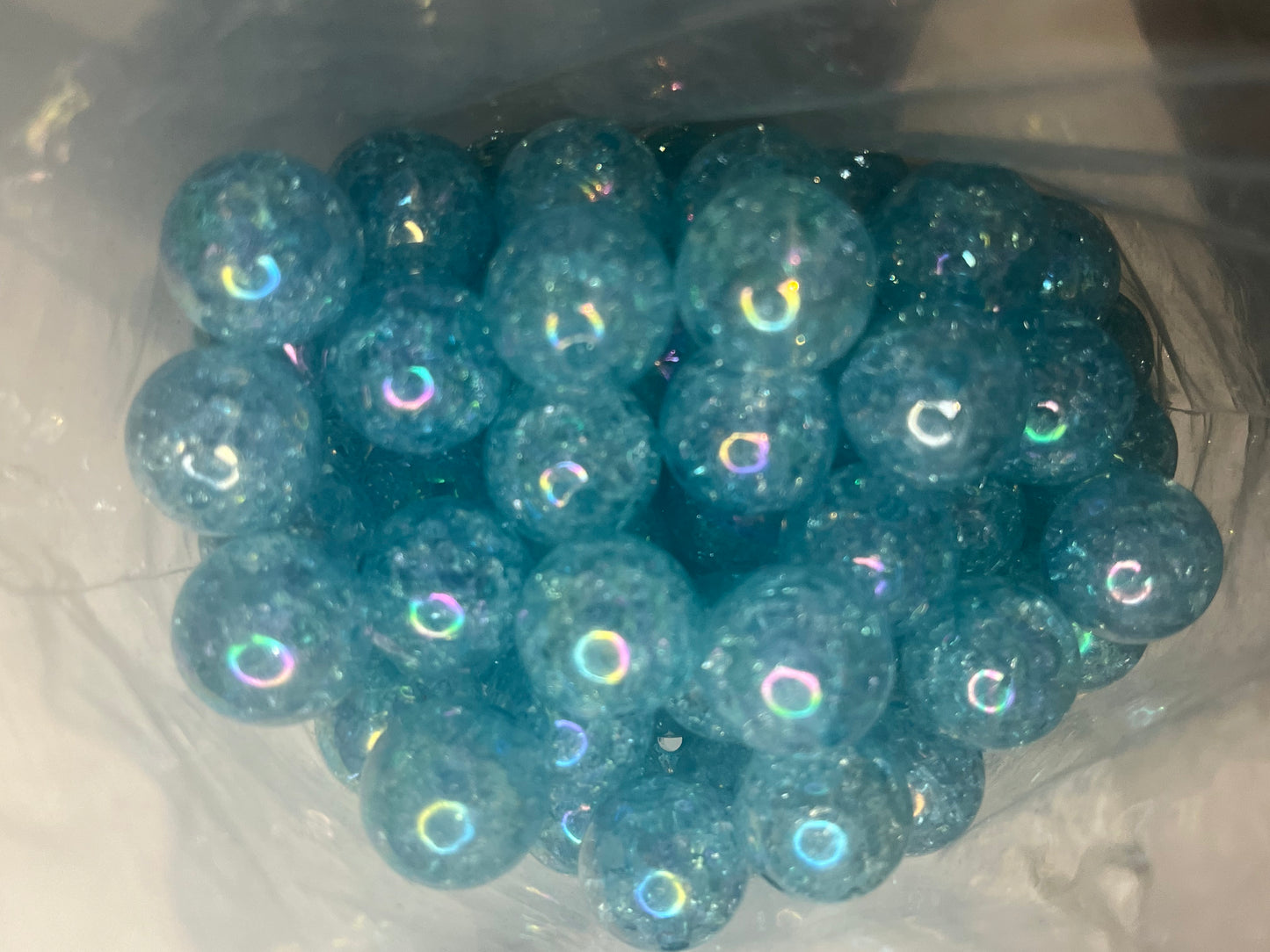 20mm crackle beads by color