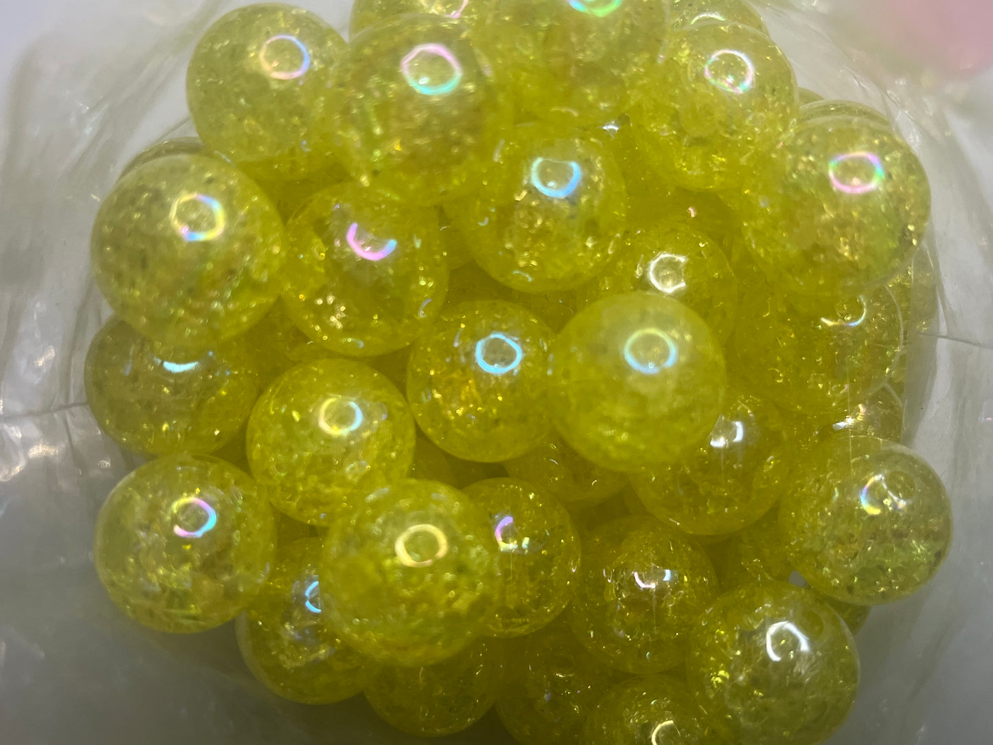20mm crackle beads by color