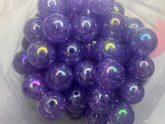 20mm crackle beads by color