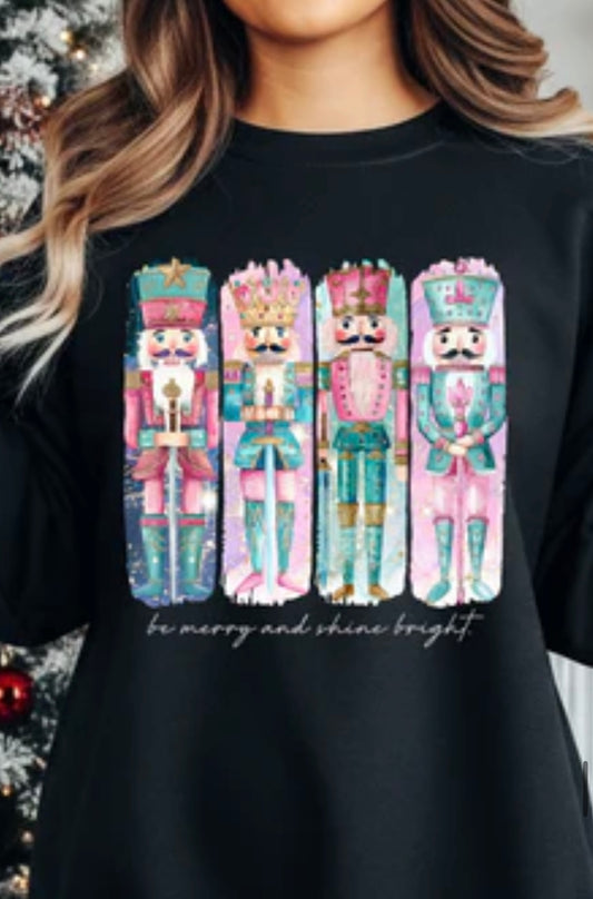 NUTCRACKER PASTEL GLITTER TRANSFER