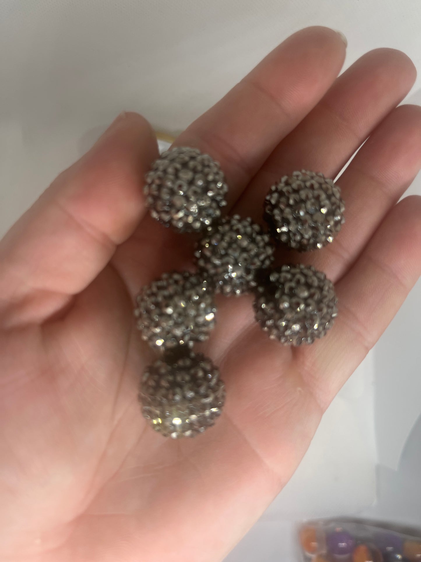 20mm rhinestone 5 pk