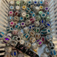 20mm fancy beads mixed color 5 pk (f1)