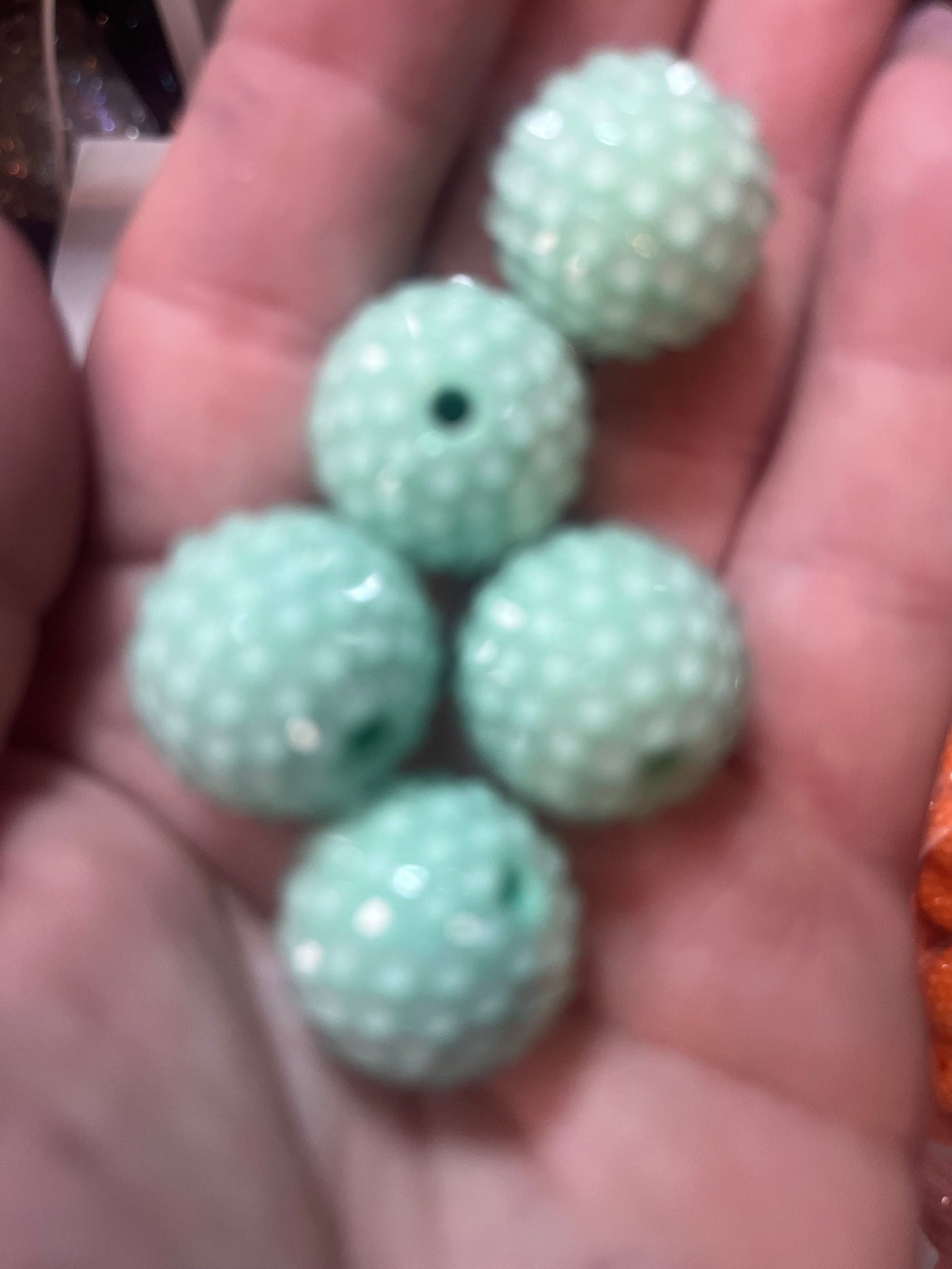 20mm rhinestone 5 pk