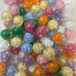 20mm mixed resin flower beads 5pk