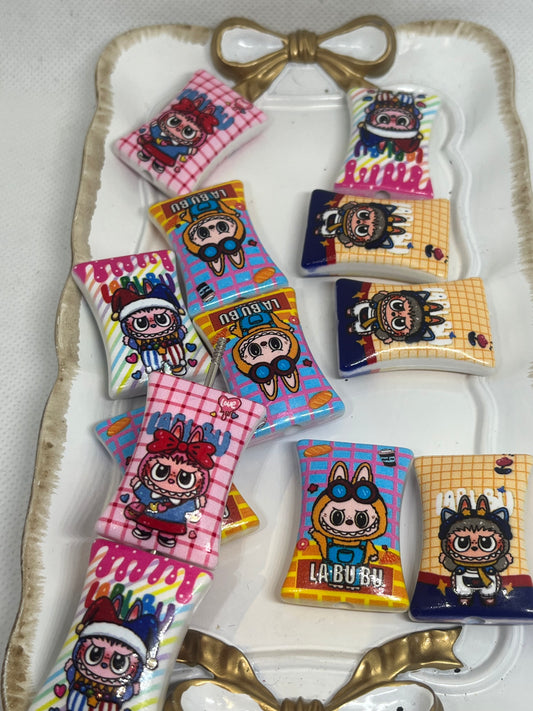 Labubu beads mixed 10 pk