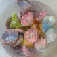Acrylic seashell beads