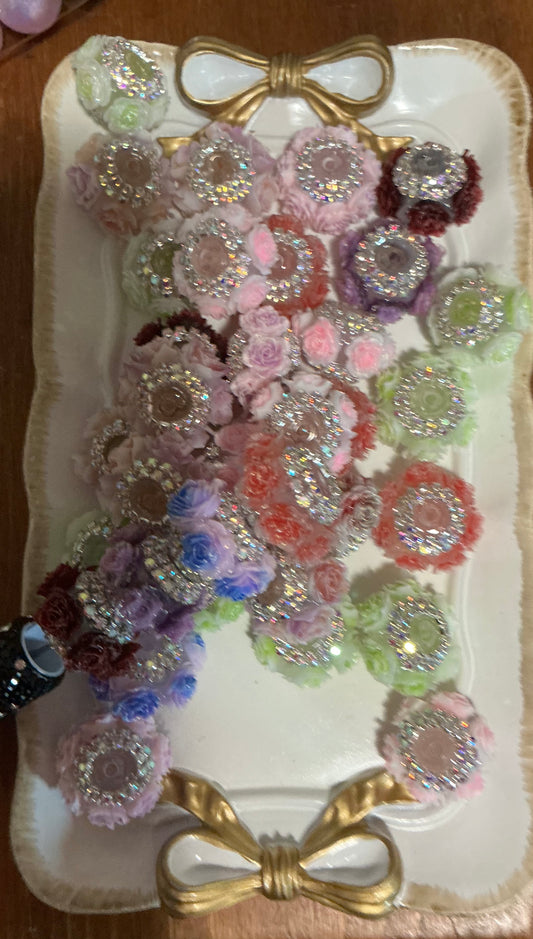 Fancy soft flower spacer 5pk