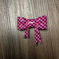 Checker silicone bow by type