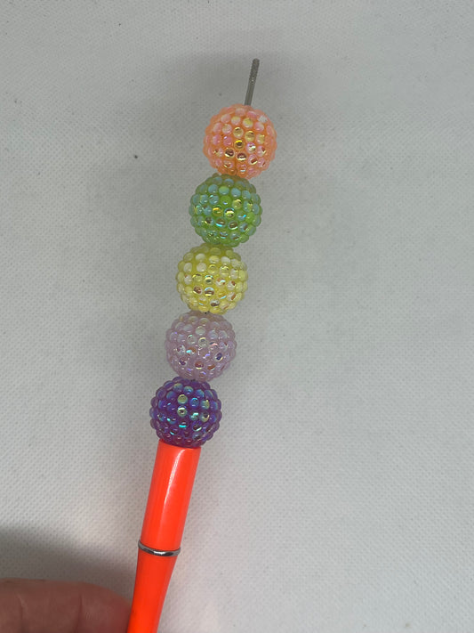 20mm bubble rhinestones mixed color 5pk