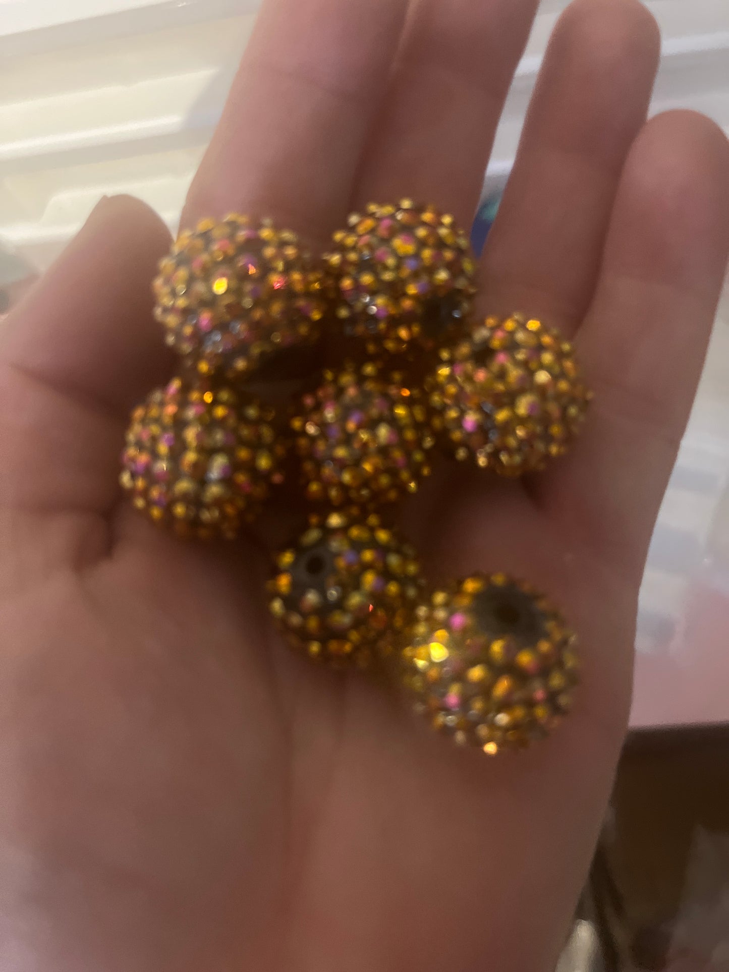 20mm rhinestone 5 pk