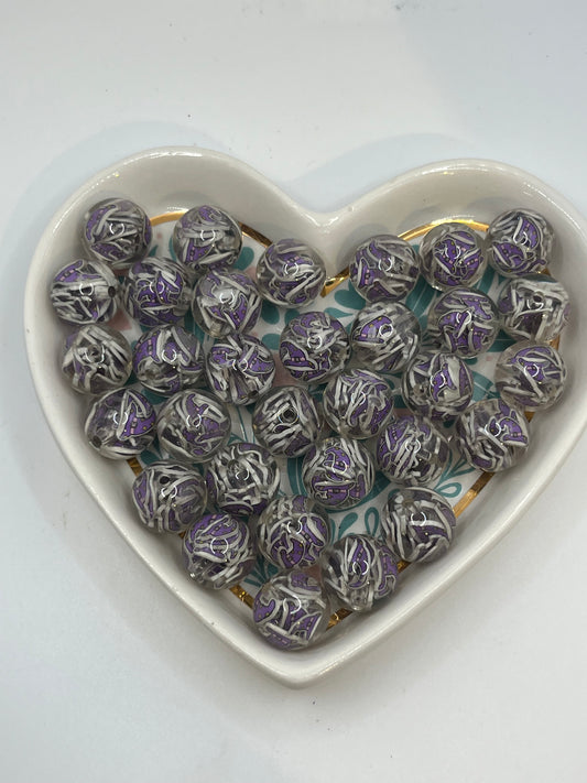 Witches hats 16mm resin beads 5pk