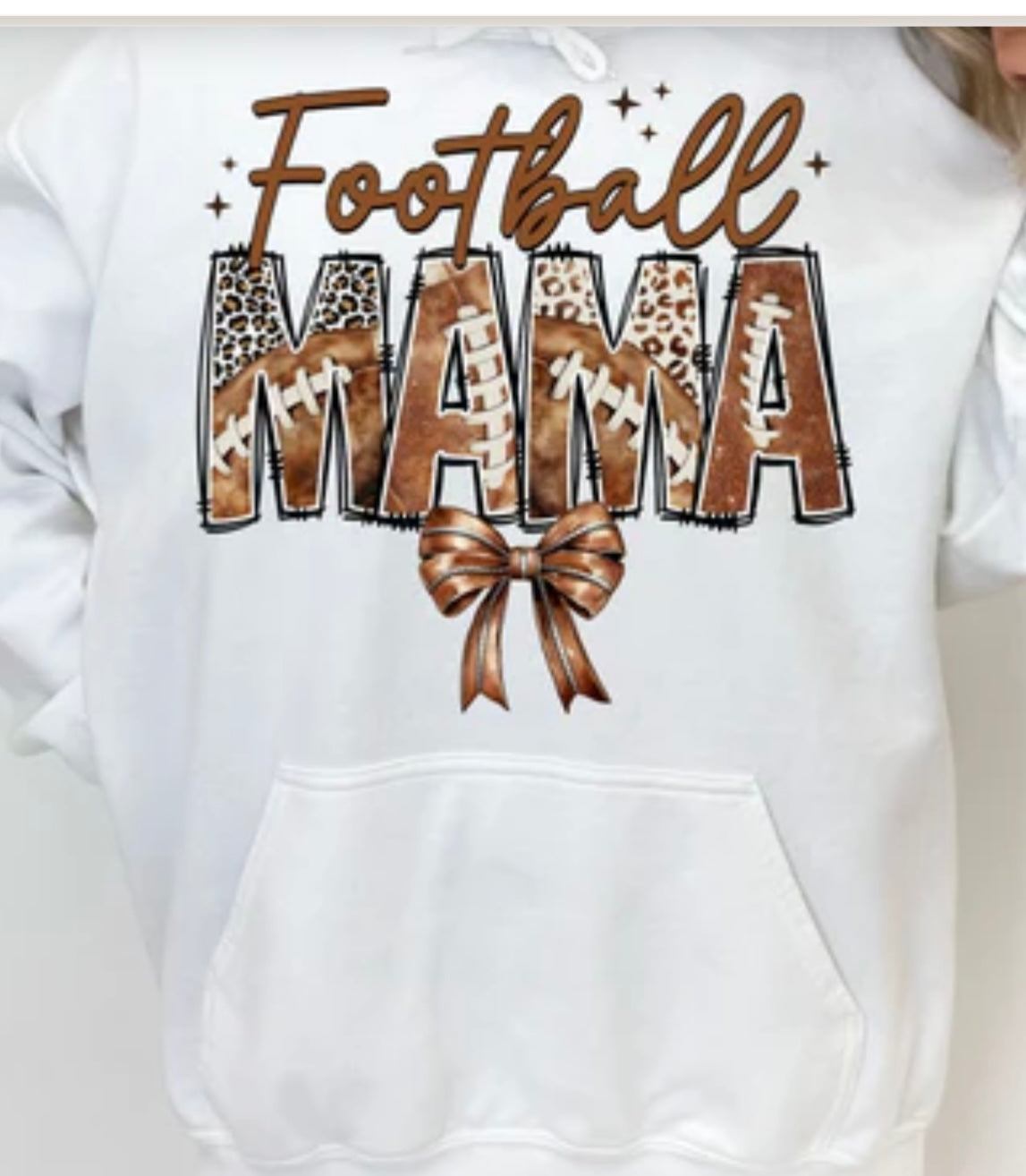 FOOTBALL MAMA GLITTER TRANSFER