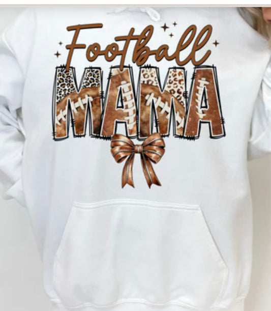 FOOTBALL MAMA GLITTER TRANSFER