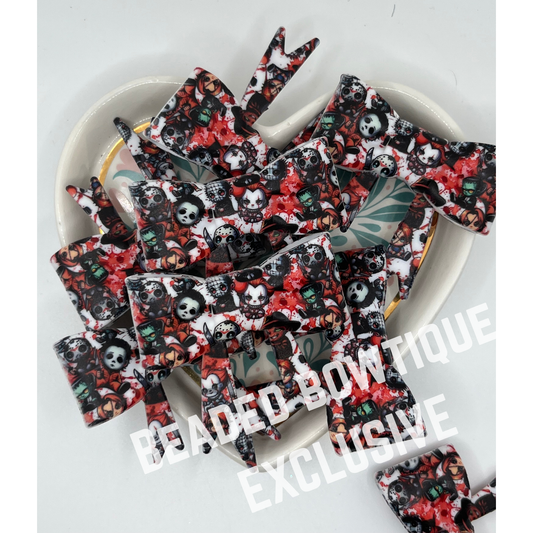 EXCLUSIVE blood drip Halloween big bow focal