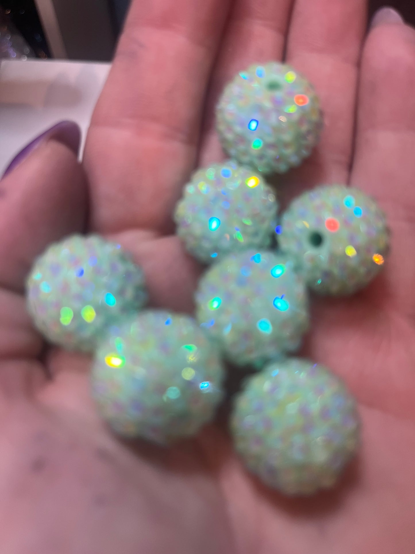 20mm rhinestone 5 pk