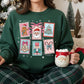 SANTA POSTAGE GLITTER TRANSFER