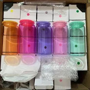 COLORED/CLEAR GLASS CUPS(NON SNOWGLOBE)