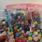 Mixed clay rhinestones sizes 16mm and 20mm mixed