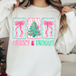 MERRY & BRIGHT PASTEL GLITTER TRANSFER