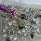 16mm silver colorful crowns SOLD INDIVIDUALLY