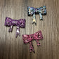 Leopard silicone bow beads