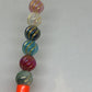 Mixed pumpkin beads with gold 10pk