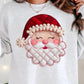 FAUX PUFF SANTA SCREENPRINT TRANSFER