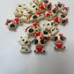 3d cow with red heart and bow