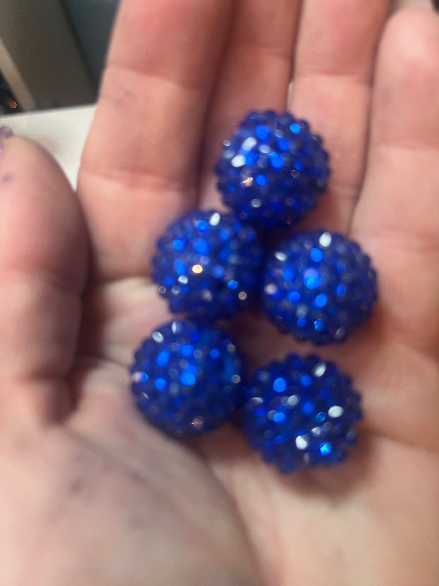 20mm rhinestone 5 pk