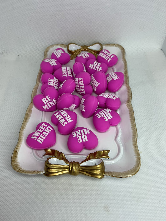 3d pink heart