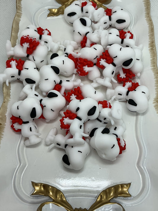 3d snoopy with hearts