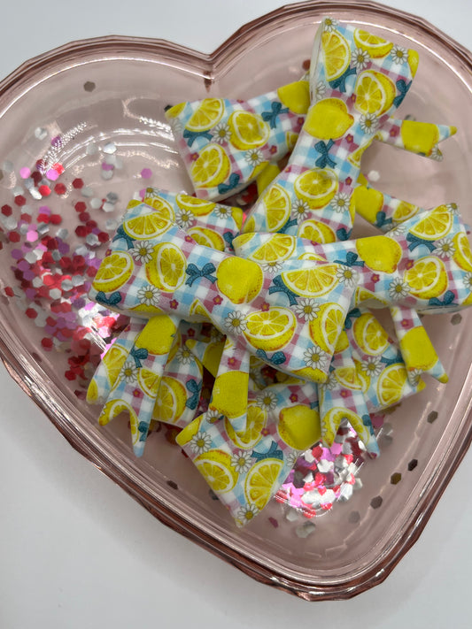 Lemons silicone bow