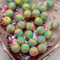 15mm pastel mixed shiny beads SOLD INDIVIDUALLY!